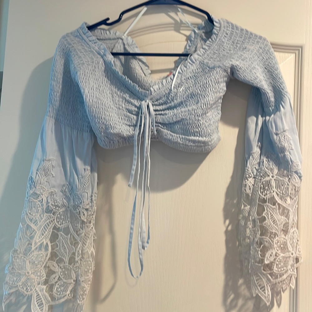 Ruched crop top